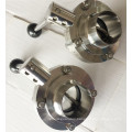 Sanitary Stainless Steel Butterfly Valve Food Grade 304/316L Tc Clamp/Weld/Thread/Male-Female Connection CNC Machine